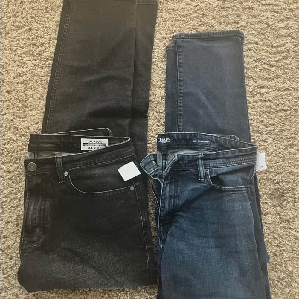 JACKSON & CHAPS Slim Black and Blue Jeans Set